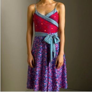 Marc Jacobs Mixed Floral Print Cotton Dress Wrap 2